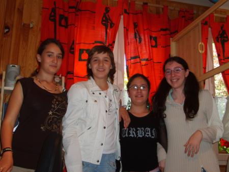  moi, Marine, Claire et Flo !